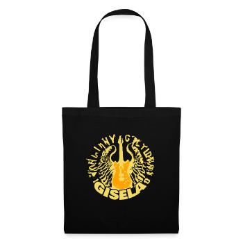 Gitarre Gisela - Stoffbeutel - Schwarz - Vorne