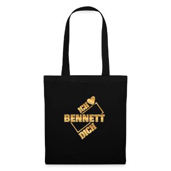 Bennett as a couple - Tote Bag - black - Front