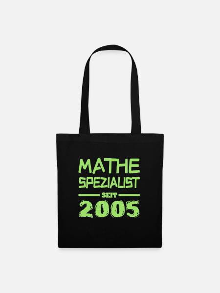 Mathe 2005 - Stoffbeutel - Schwarz