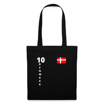 Denmark Football Danish flag Scandinavian - Tote Bag - black - Front