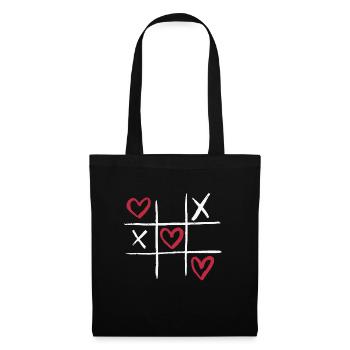 Original Love Motif Partner Look Couples - Tote Bag - black - Front