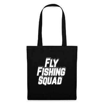Fly Fishing Hobby Nature Adventure Fisherman - Tote Bag - black - Front