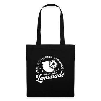 Thinking About Lemonades Citrus Fruits Lemon - Tote Bag - black - Front