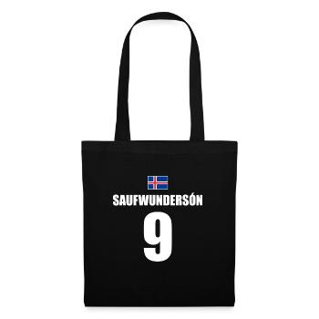 Saufwunderson Island Sauf Trikot Mallorca - Stoffbeutel - Schwarz - Vorne
