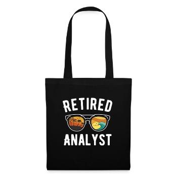 Retired Analyst's Beach Eyewear Vibe - Tote Bag - black - Front