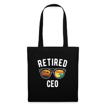 Retirement CEO Beach Sunglasses Design - Tote Bag - black - Front
