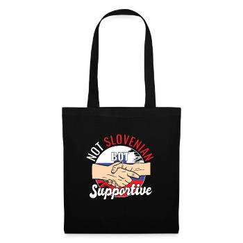 Pas slovène mais un voyageur de campagne solidaire - Sac en tissu - noir - Devant