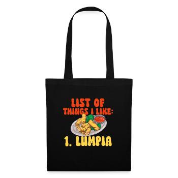 Lumpia Filipino Food Philippines - Tote Bag - black - Front