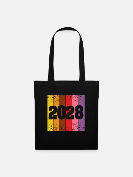 2028 - Stoffbeutel - Schwarz