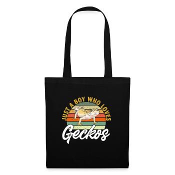 Leopard Gecko Reptile Pet Gecko - Tote Bag - black - Front
