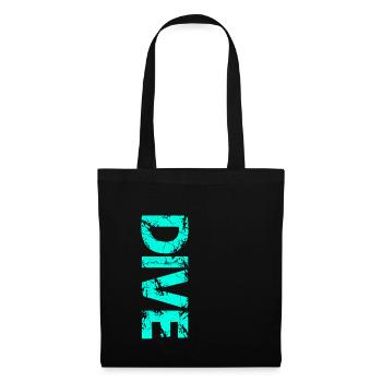 Plongée - Sac en tissu - noir - Devant