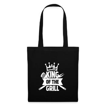 Cadeau barbecue à griller - Sac en tissu - noir - Devant