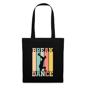 Breakdance - Stoffbeutel - Schwarz - Vorne