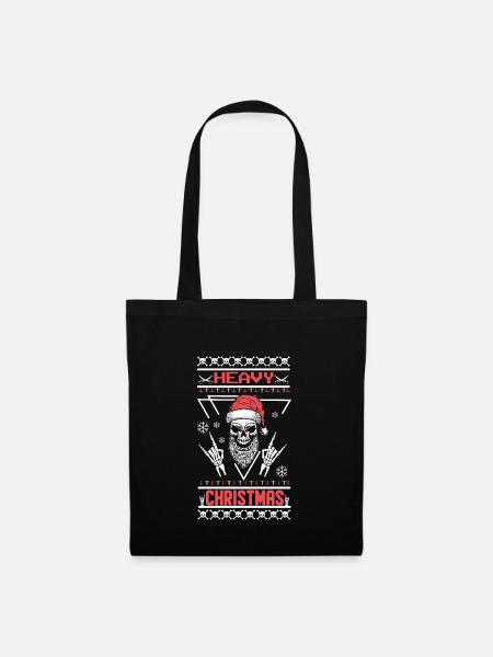 Heavy Christmas Geschenk für Heavy Fans - Stoffbeutel - Schwarz