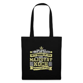 Koch - Stoffbeutel - Schwarz - Vorne