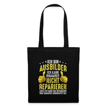 Ausbilder - Stoffbeutel - Schwarz - Vorne