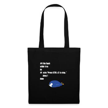 Funny Linux programmer computer scientist gift - Tote Bag - black - Front