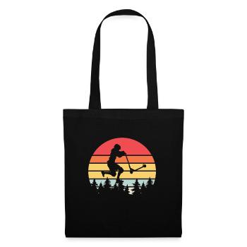 Scooter Stunt Roller Retro Idée cadeau - Sac en tissu - noir - Devant
