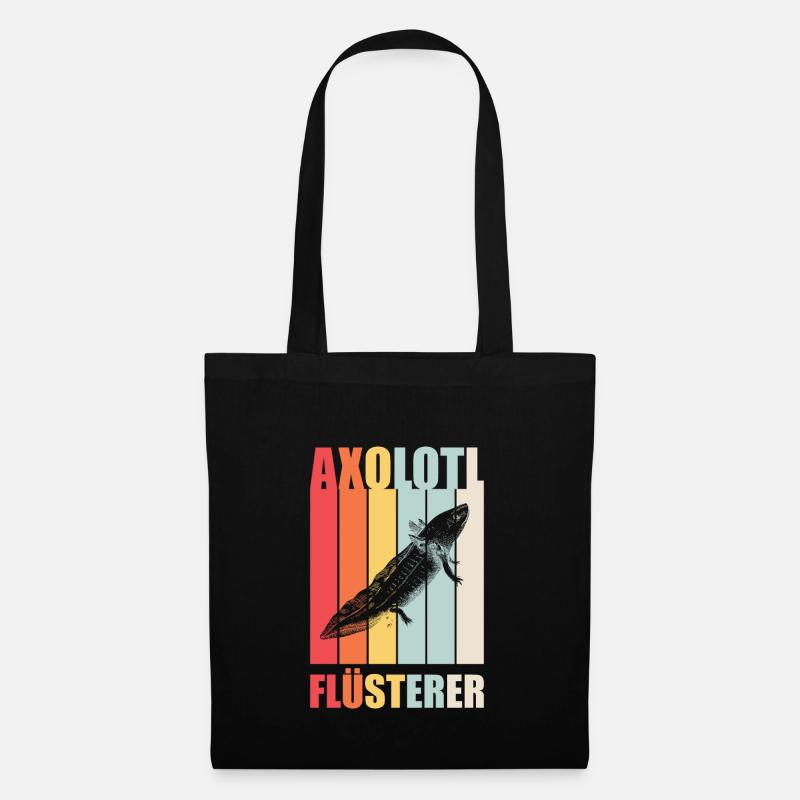 Axolotl Whisperer - Tote Bag - black