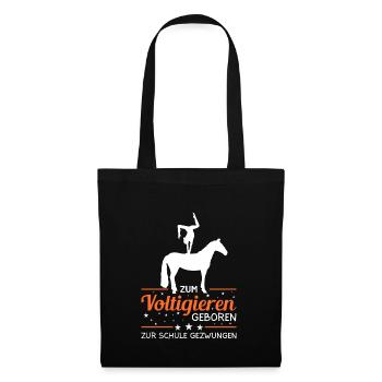 Voltigieren - Stoffbeutel - Schwarz - Vorne