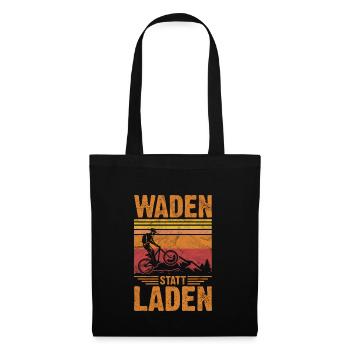 MTB Mountain Bike | Bicycle mountain bike saying - Tote Bag - black - Front