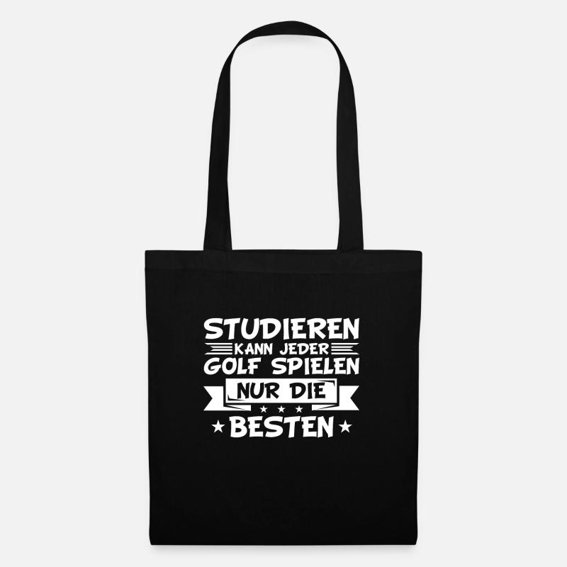 Golf golfer | Funny Golfer Gift - Tote Bag - black