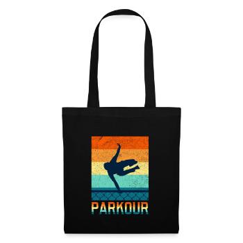 Parkour Freerunner Parkourläufer Hunternissläufer - Sac en tissu - noir - Devant