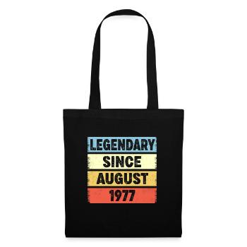45 Years Old Legendary Since August 1977 45th - Tote Bag - black - Front