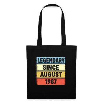 Legendary Since August 1987 35e anniversaire - Sac en tissu - noir - Devant