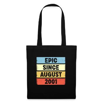 21 Years Old Epic Since August 2001 21st Birthday - Tote Bag - black - Front