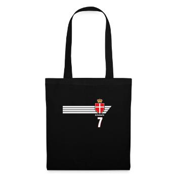 Denmark Football Danish Coat of Arms Flag Dynamite - Tote Bag - black - Front