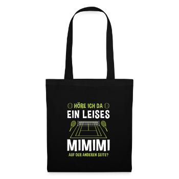 Tennisbälle Tennissport Tenniszubehör Sport Tennis - Stoffbeutel - Schwarz - Vorne