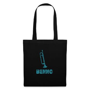 Trumpet Benno - Tote Bag - black - Front