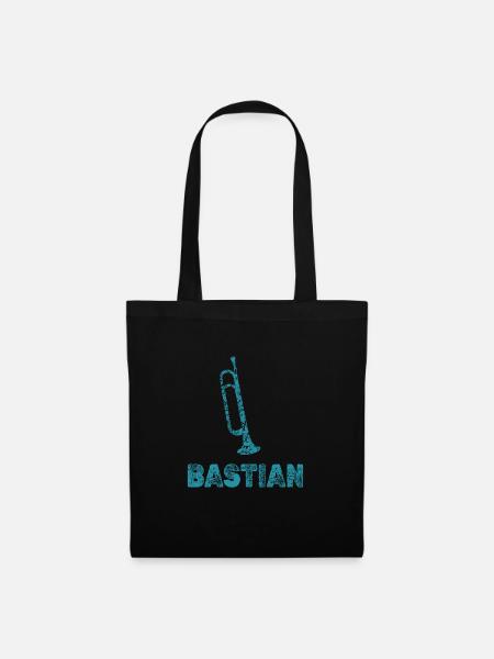 Trompeten Bastian - Stoffbeutel - Schwarz