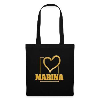 Love for Marina Heart Love - Tote Bag - black - Front
