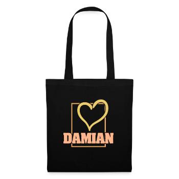 Heart of Damian - Tote Bag - black - Front