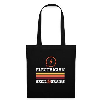 Electro Worker Voltage de l'électricien - Sac en tissu - noir - Devant