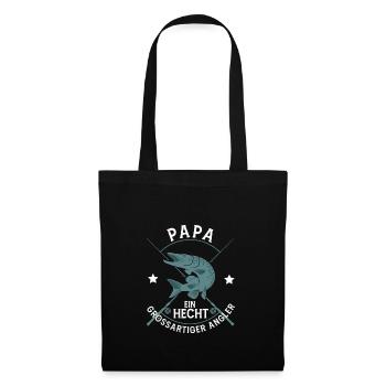 Papa Ein Hecht Großartiger Angler Fischer - Sac en tissu - noir - Devant