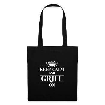 Humour humoristique pour griller la viande pour - Sac en tissu - noir - Devant