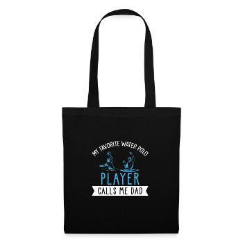 Mon joueur préféré m'appelle papa pour un amateur - Sac en tissu - noir - Devant