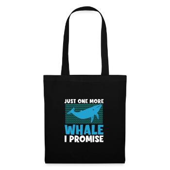 Whale watching another whale I promise a - Tote Bag - black - Front