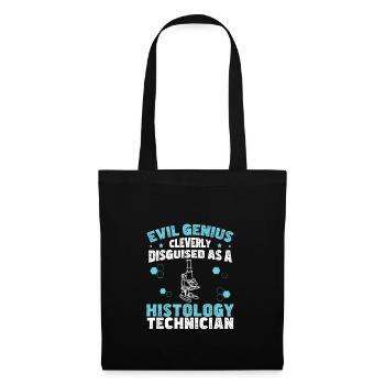 Evil Genius Funny Histology Humor For Histologists - Tote Bag - black - Front