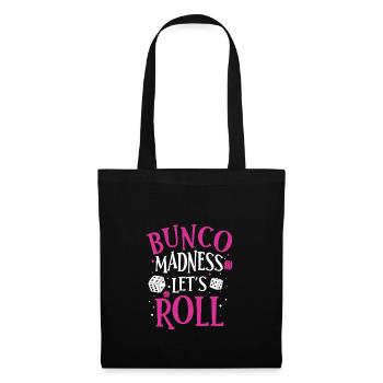 Fantastic Bunco Madness Let’s Roll pour Bunco - Sac en tissu - noir - Devant