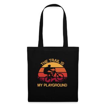 Mountainbike Downhill Fahrrad MTB - Stoffbeutel - Schwarz - Vorne