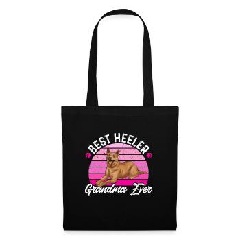 Australian Cattle Dog Red Blue Heeler - Tote Bag - black - Front