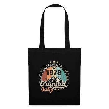 July 1978 Anniversary Gift Idea July 1978 - Tote Bag - black - Front
