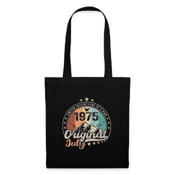 July 1975 Anniversary Gift Idea July 1975 - Tote Bag - black - Front