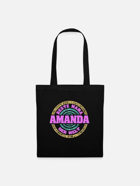 Amanda - Stoffbeutel - Schwarz