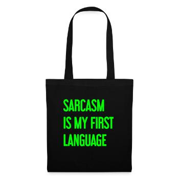 Sarcasm Pro - Tote Bag - black - Front