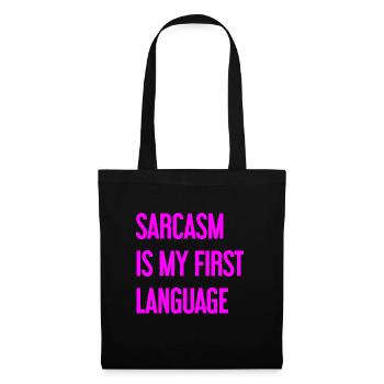 Sarcasm Pro - Tote Bag - black - Front